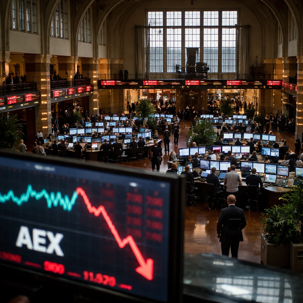 AEX Ends Lower as Basic Materials, Technology and Industrials Drag Market Down