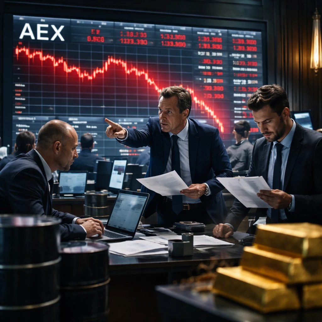 AEX Falls 0.82% as Tech, Energy and Materials Weigh on Amsterdam Close