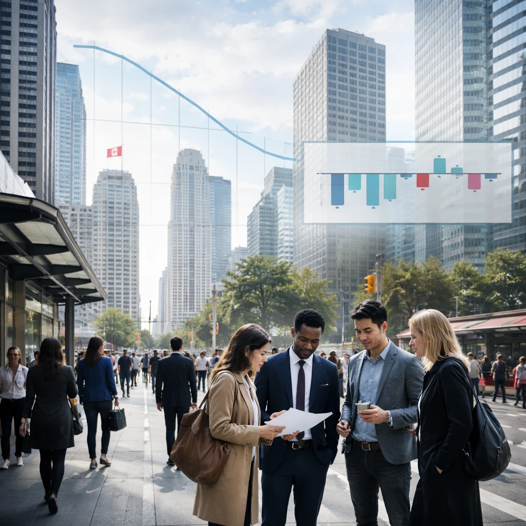 Canadian jobs data shows simultaneous declines in employment and unemployment as participation falls