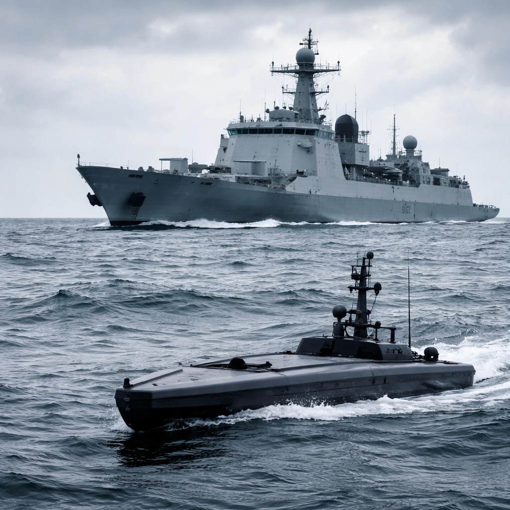 Commercial Sea Drone Records Chinese Destroyer Inside Philippine Exclusive Economic Zone