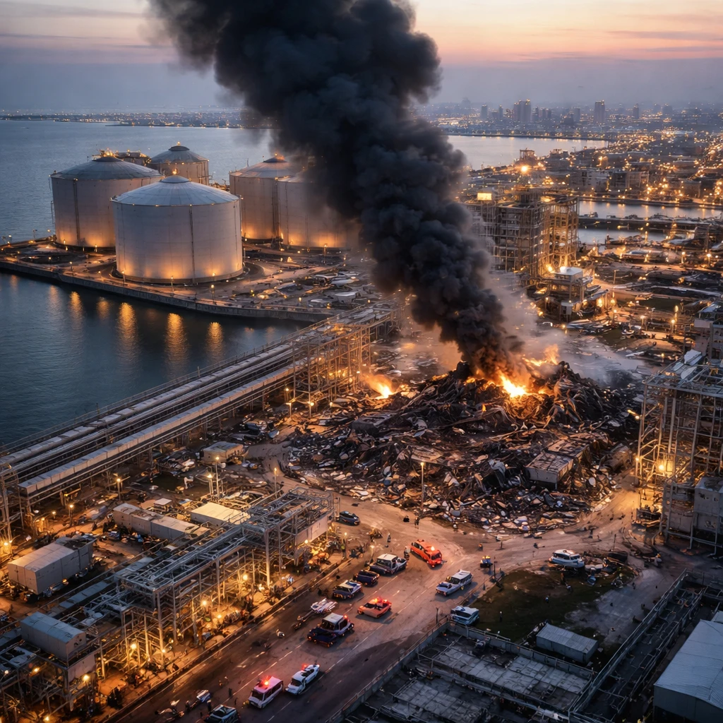 Qatar Facility Damage Sends U.S. Natural Gas Futures Higher as Storage Shows Surplus