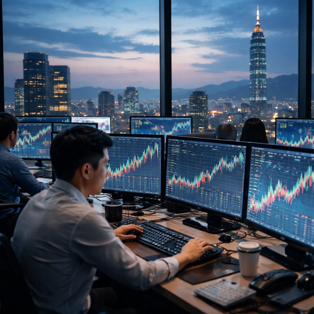 Taiwan market slips as Glass and Machinery sectors weigh; Taiwan Weighted down 0.22%