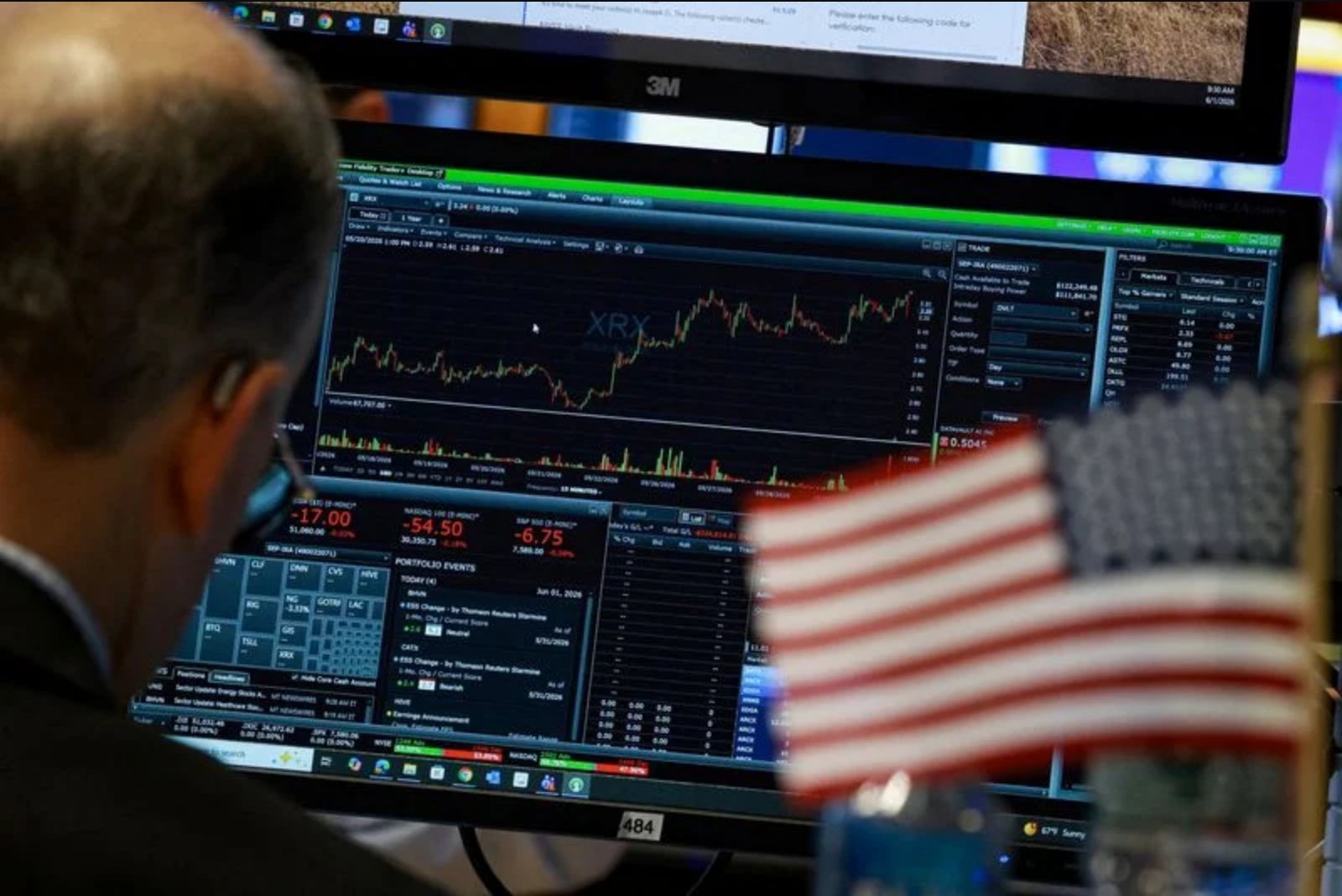 Markets Brace as Chip Stocks Pull Back Ahead of U.S. Payrolls