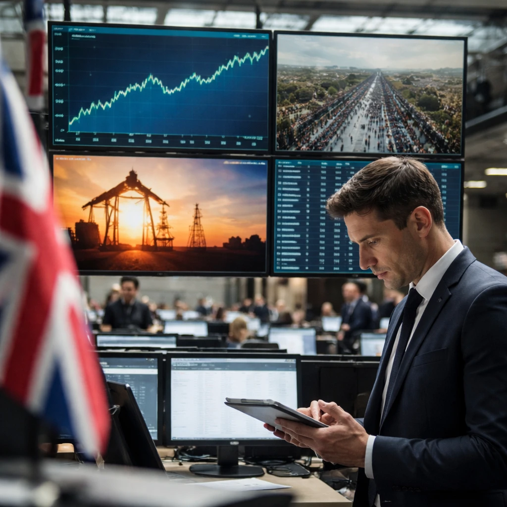 UK Stocks Tick Up as Geopolitics, Iran Mourning and OPEC+ Move Markets