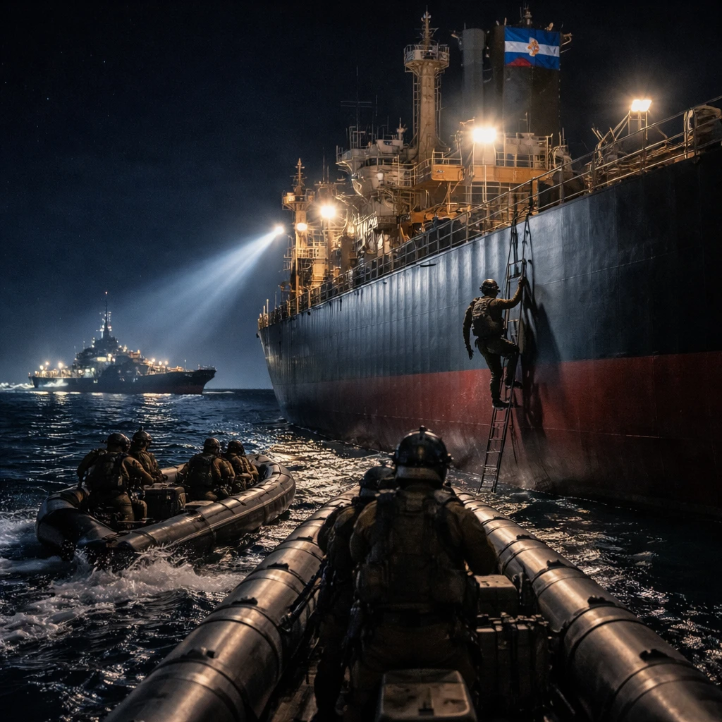 U.S. Forces Intercept Sanctioned Tanker Bertha in Indian Ocean, Pentagon Says