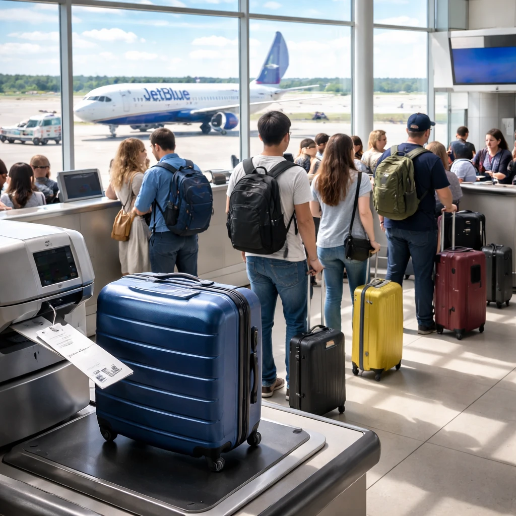 JetBlue Raises First Checked Bag Fee to $49 as Fuel Costs Climb