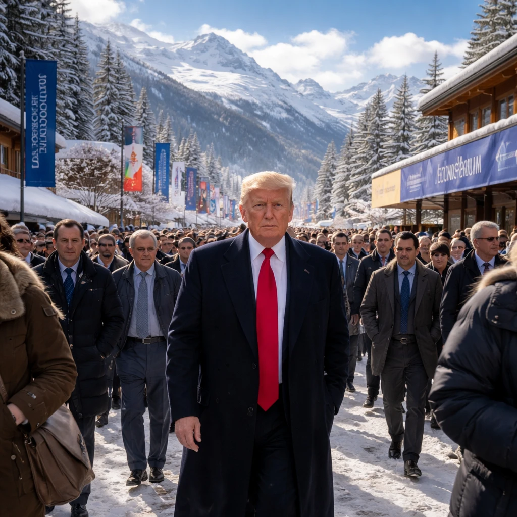 Trump's Presence Casts Complex Shadows Over Davos Forum