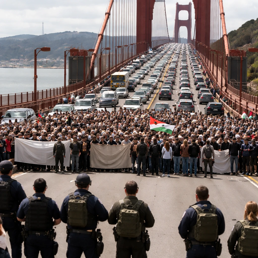 Seven Convicted on Misdemeanor Counts After Golden Gate Bridge Protest; Felony Conspiracy Charge Deadlocked