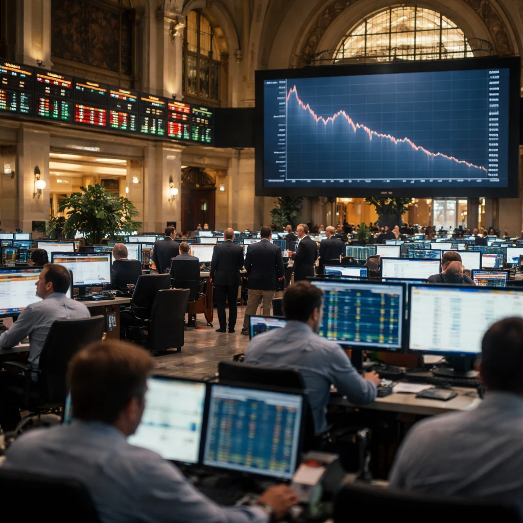 Brussels Stocks Close Lower as BEL 20 Slides 1.01%