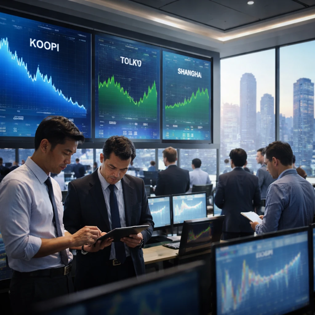 KOSPI Pulls Back After a Stellar Quarter as Japan and China Advance on Strong PMIs