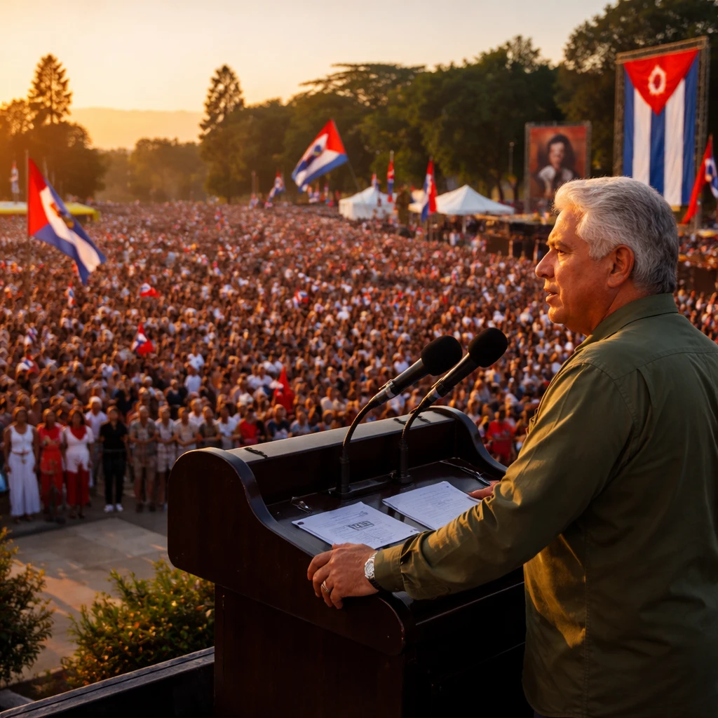 Diaz-Canel Brands U.S. Oil Embargo 'Political Genocide' as Cuba Struggles with Deepening Crisis