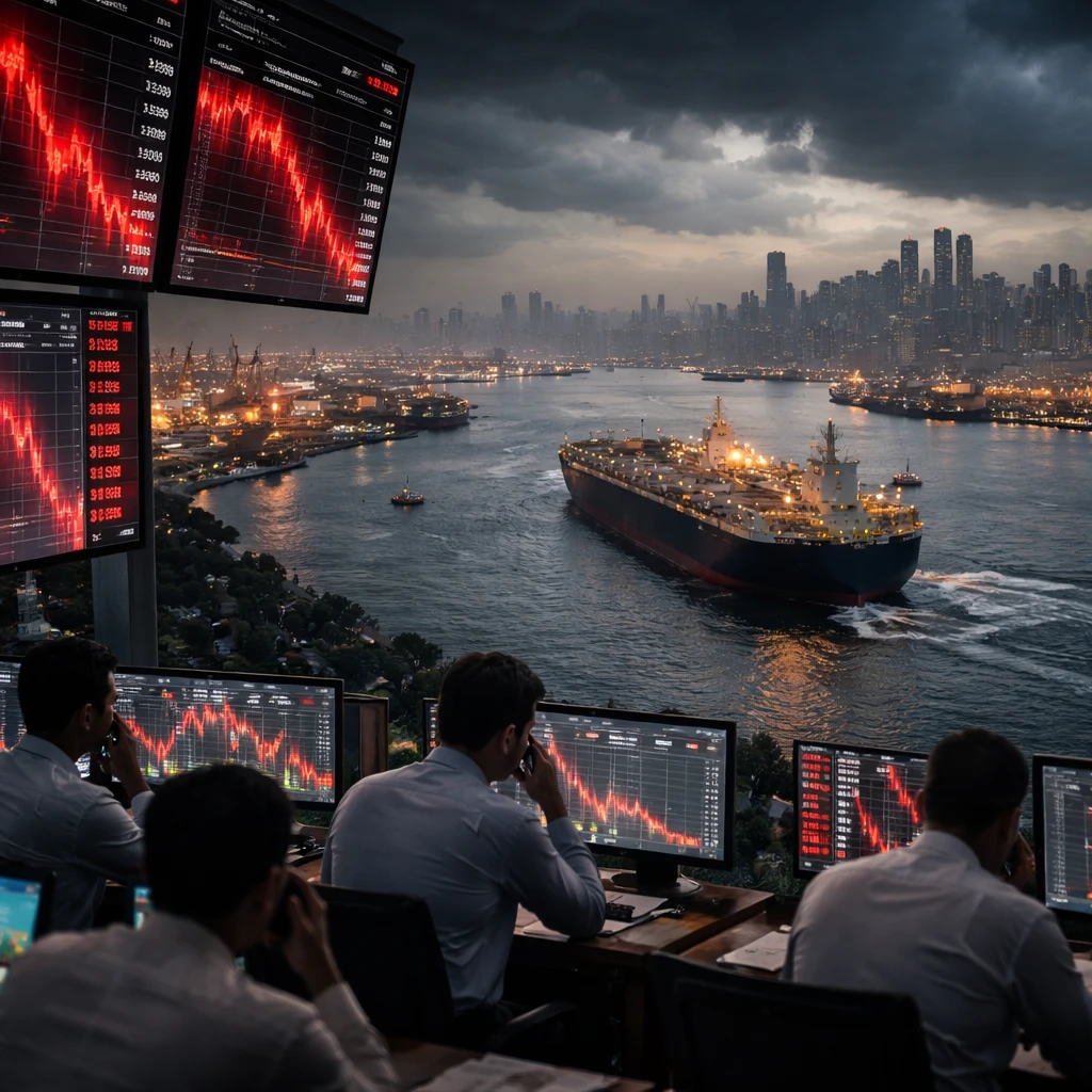 Asian Markets Slump as Middle East Tensions and Soaring Oil Push Weekly Losses