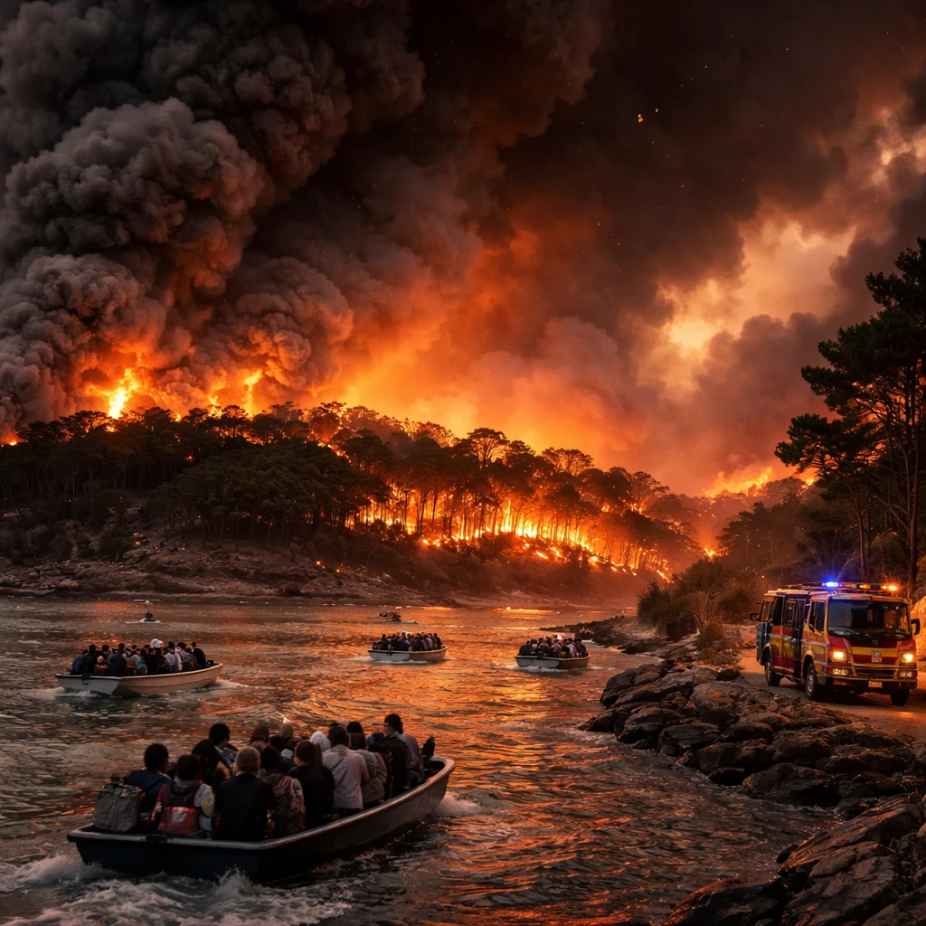 Widespread Wildfires Force Mass Evacuations in France and Spain as Blazes Merge Near Madrid