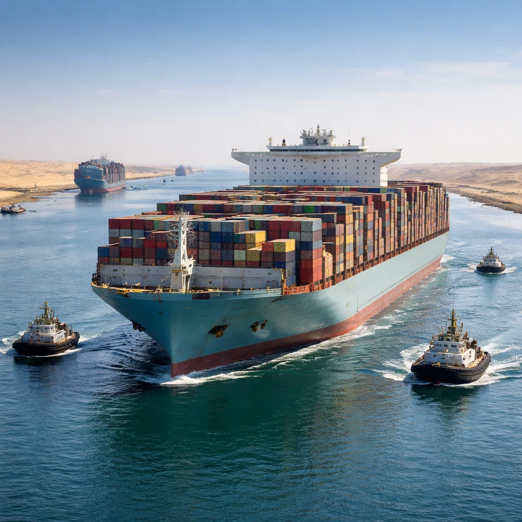 Maersk Restores WAF6 Service via Red Sea and Suez, Boosting Share Momentum