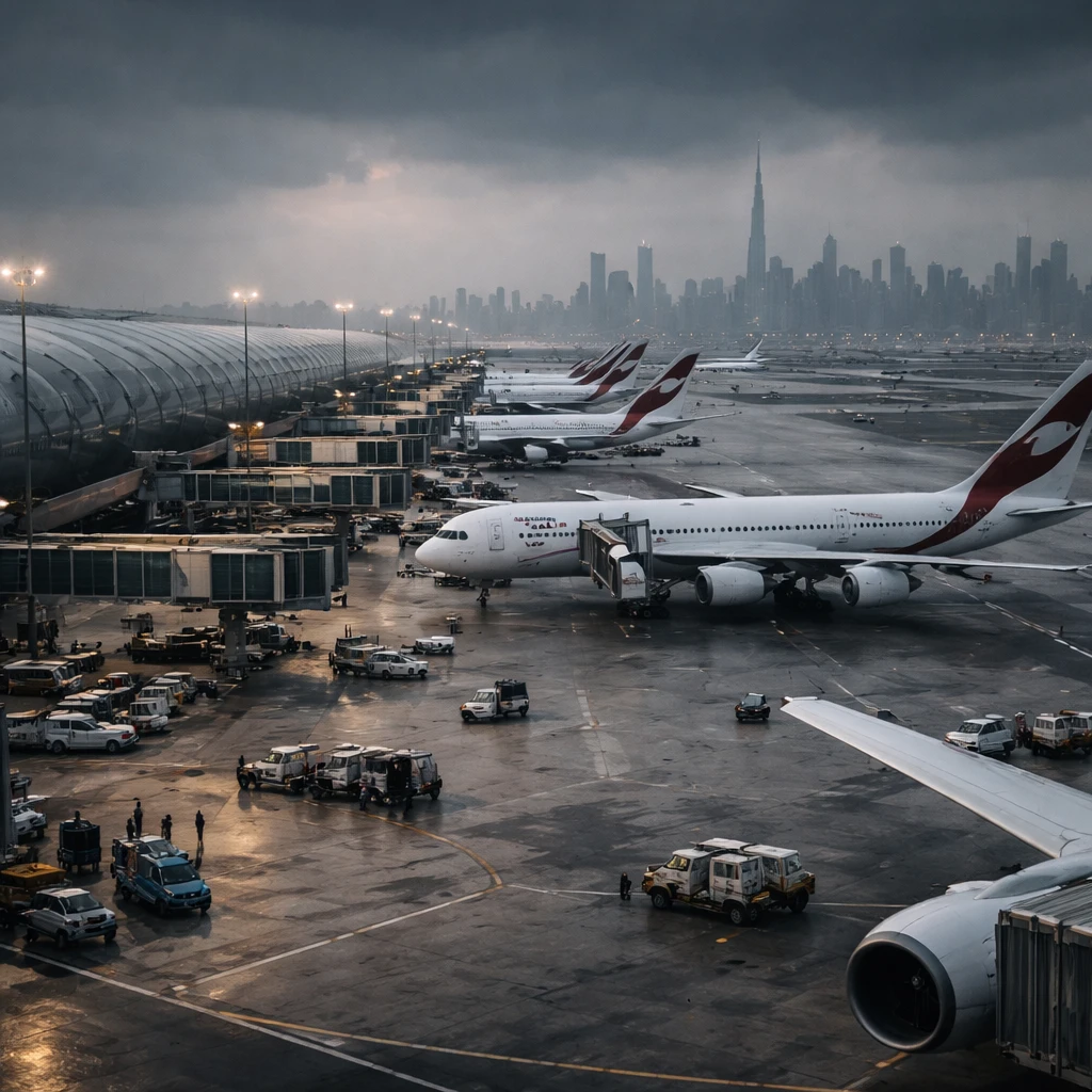 Suspected Iran Strike Forces Dubai International to Stop Flights, Global Hubs Disrupted