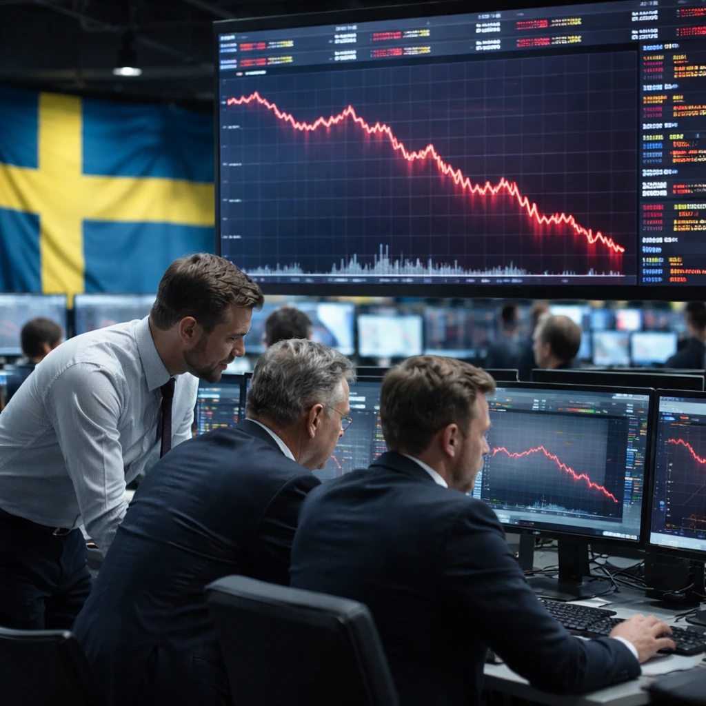Swedish equities retreat as OMX Stockholm 30 closes 1.82% lower