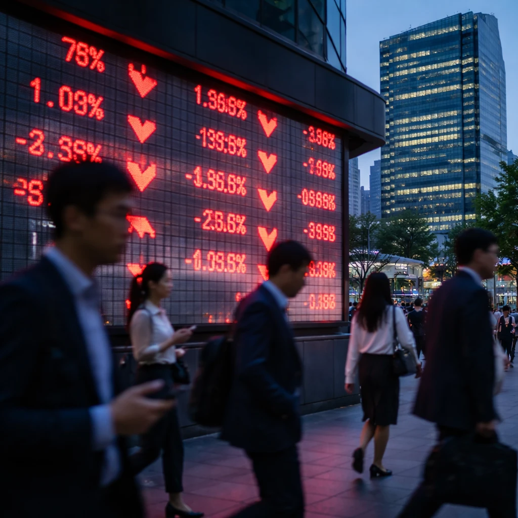 KOSPI Plummets Over 6% as Chip Stocks and Geopolitical Talks Weigh on Market