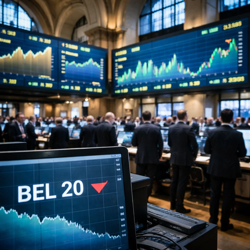 Belgian market edges lower as healthcare and leisure names drag index down