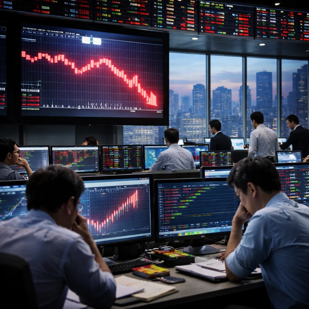 Taiwan Market Retreats, Taiwan Weighted Drops 4.43% as Key Sectors Slide