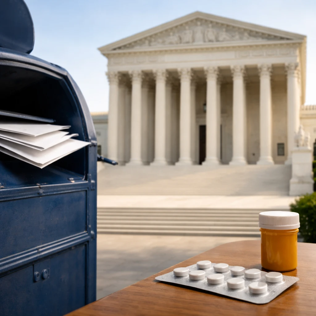Supreme Court pauses mail distribution of abortion pill ruling as appeal continues