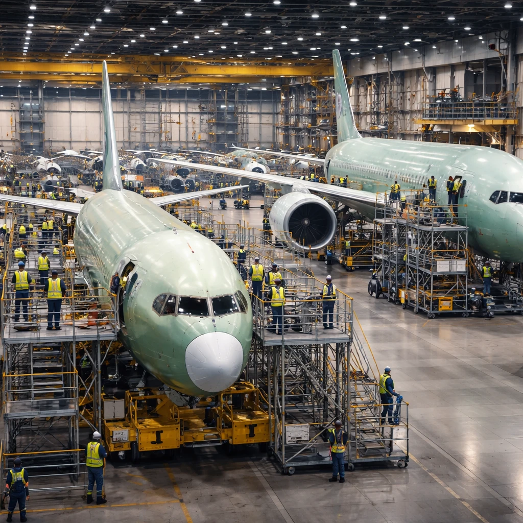 Boeing CEO Says No New Details on Lufthansa Nose Collapse, Updates on Production Targets