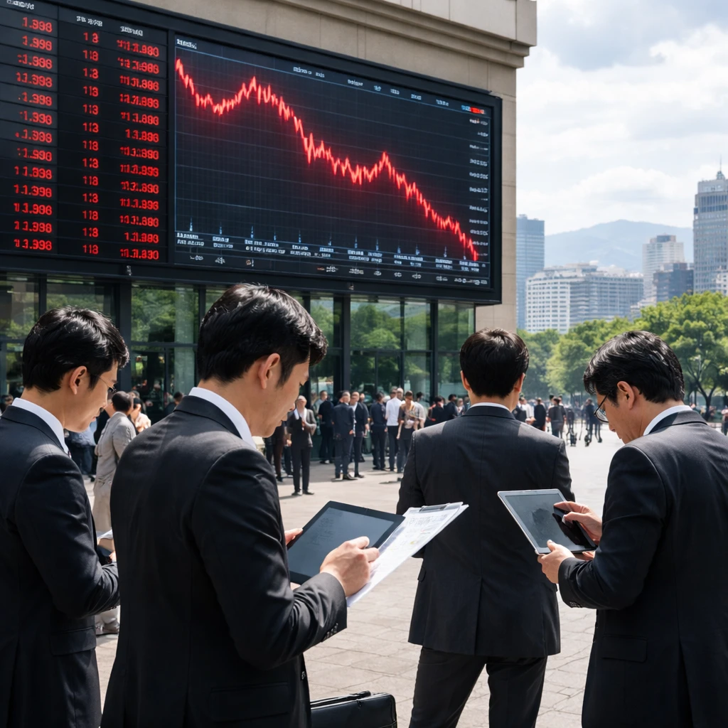 Tokyo Stocks Close Lower as Nikkei Falls 2.33%; Sector Losses Drive Decline