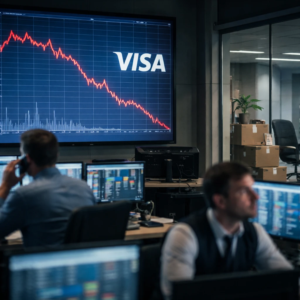Visa Shares Slip After Hours Despite Fiscal Q3 Beat; Workforce Cuts Weigh on Sentiment