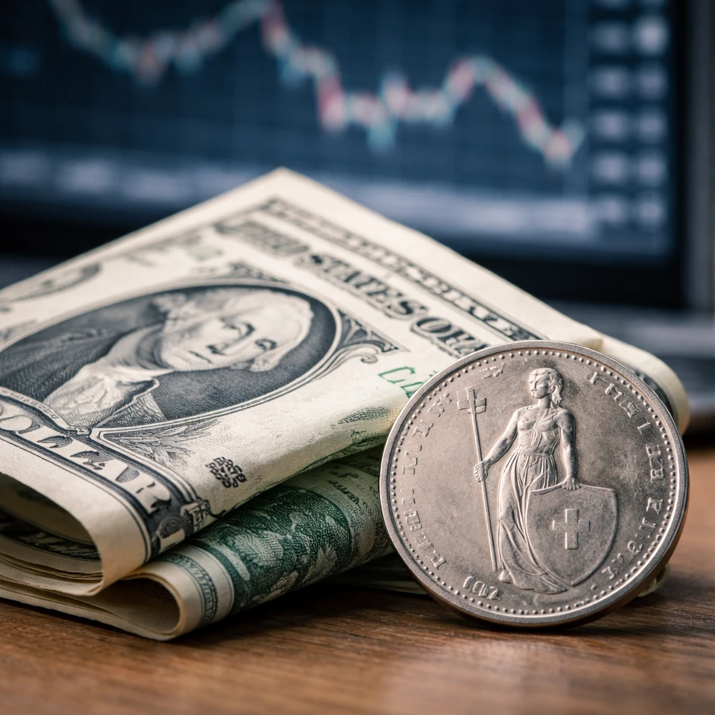 UBS Predicts USD/CHF Will Slide to 0.78 by Year-End as Fed Tilts Toward Cuts