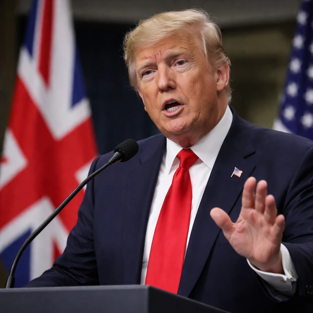 Trump Signals Potential Revisit of UK Trade Terms Amid Strained Ties Over Iran