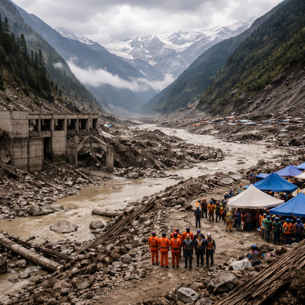 Search Efforts Fade as Nepal Counts the Cost of Glacier Collapse Floods