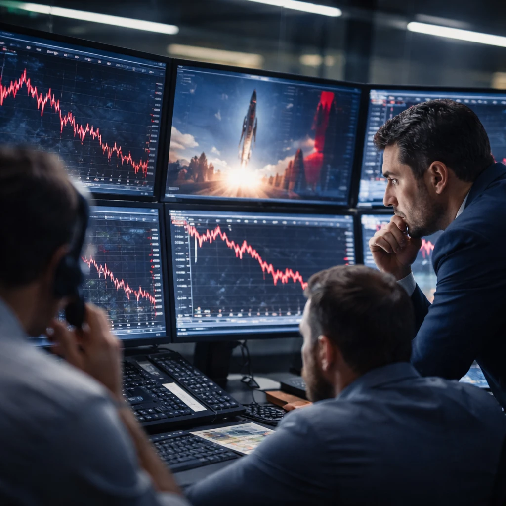 Short Sellers Holding $15.5 Billion Paper Gain as SpaceX Stock Falls Below IPO Level