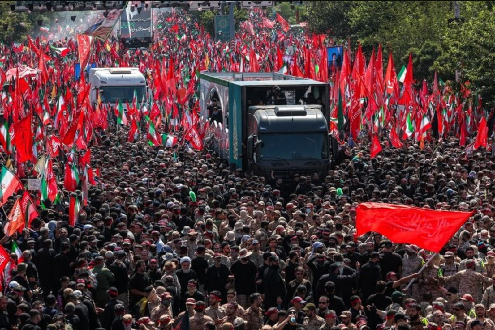 Khamenei funeral underscores Iran’s wartime resilience and its bid to lock in control of Hormuz