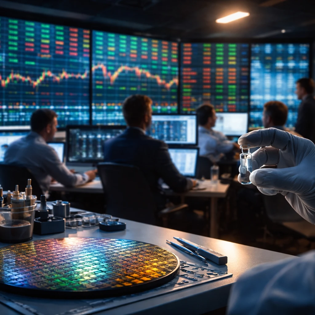 Stocks See Wide Swings; Micron, Applied Materials and Lam Lead Gains While Palantir, Unity Slide