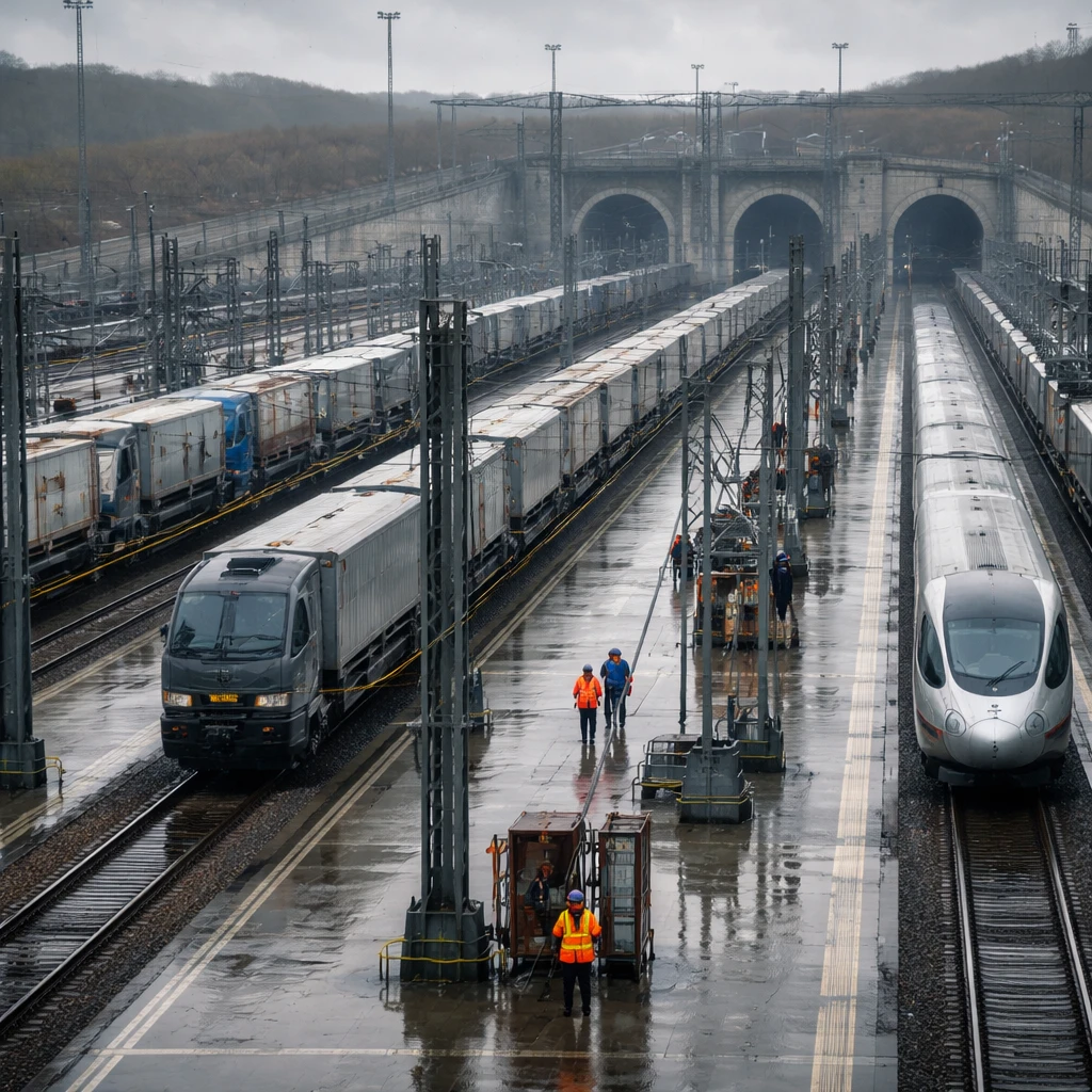 Getlink Sees Traffic Fall in January After Early- Month Weather Disruption