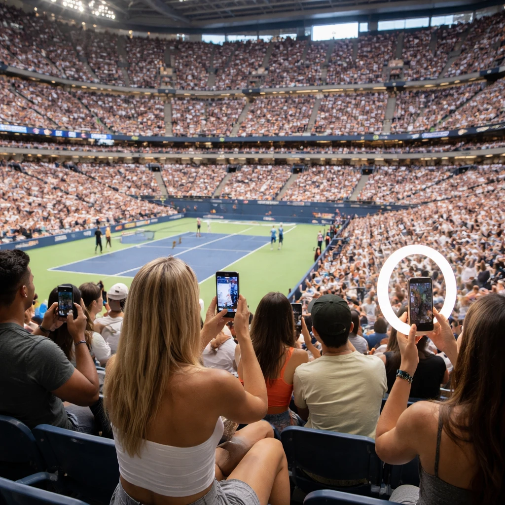 Influencer Presence at U.S. Open Raises Questions About Courtside Etiquette