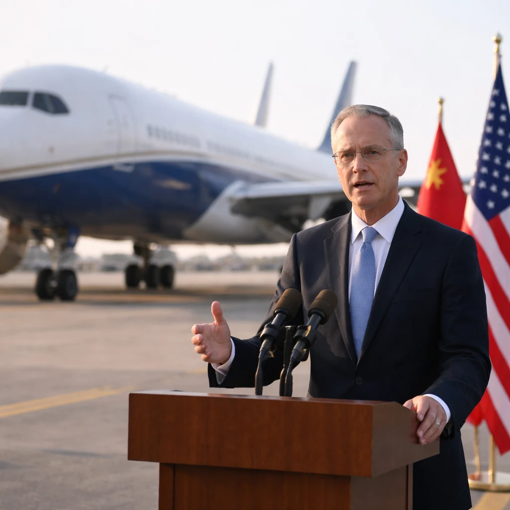 Treasury’s Bessent Sees Major Boeing Order Likely During Trump’s Beijing Visit