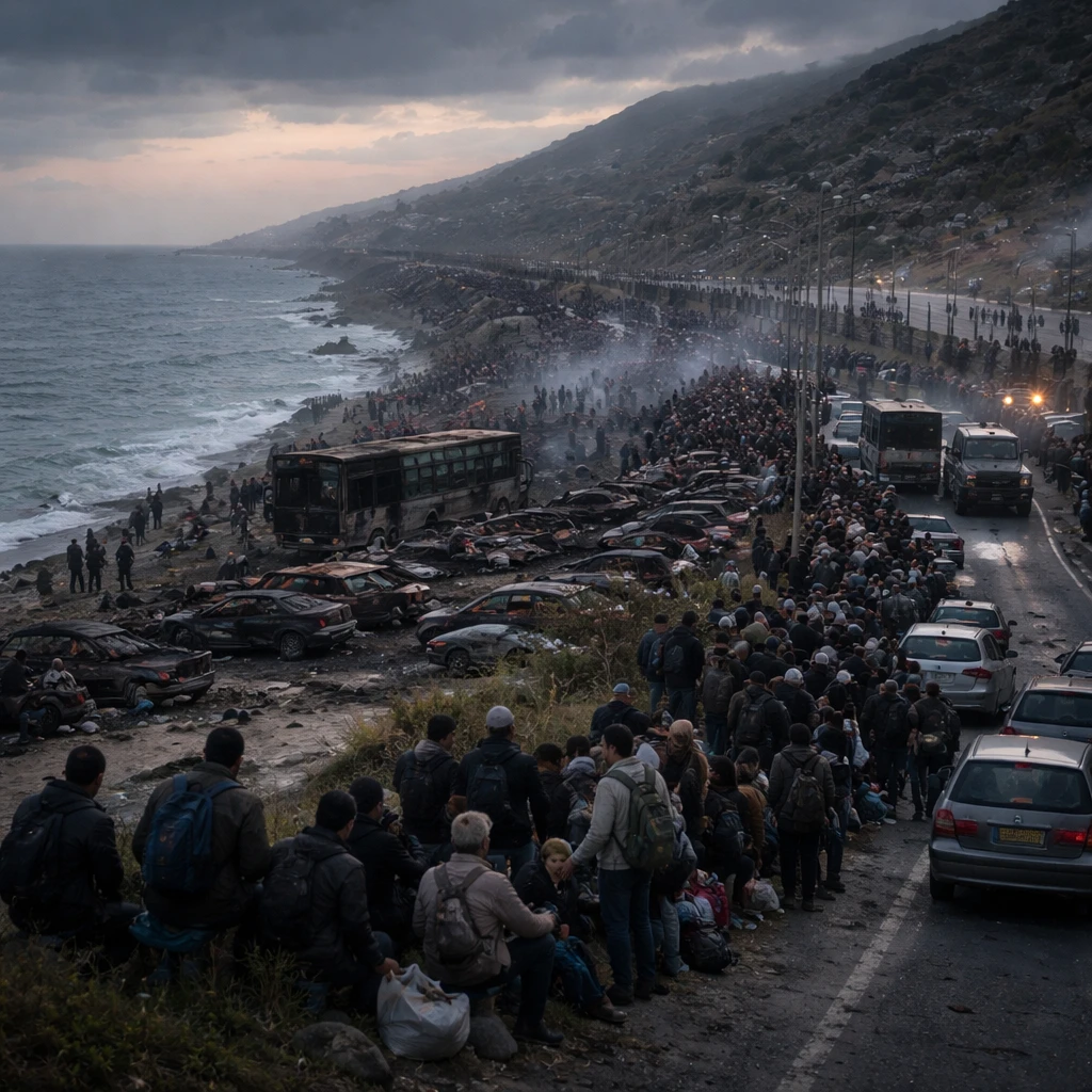 Tensions Spike at Ceuta Border as Thousands Gather in Moroccan Town of Fnideq
