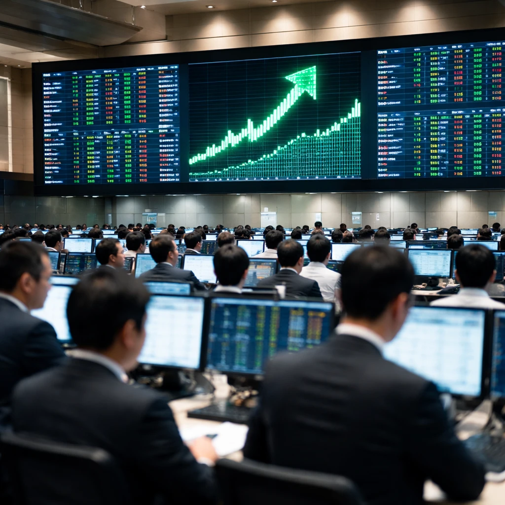 Tokyo Stocks Close Higher; Nikkei Gains on Strength in Real Estate, Banking and Textile Names