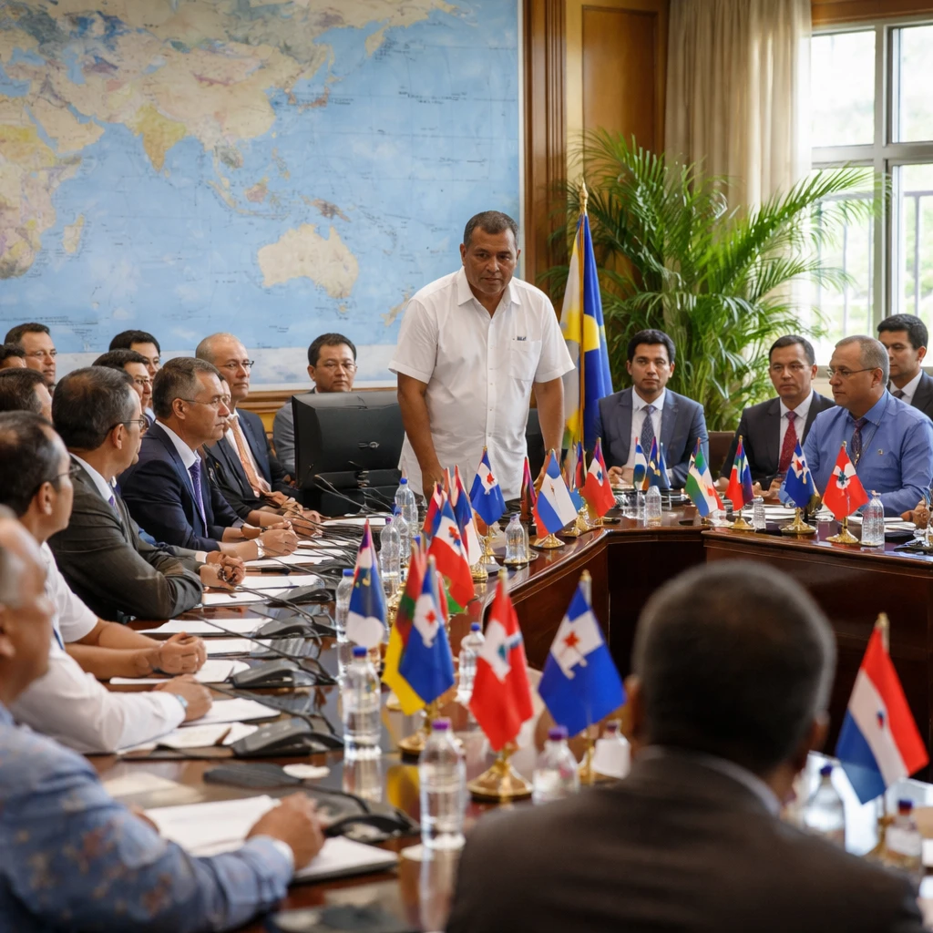 Pacific leaders voice alarm over China ICBM test as Nauru objects and Beijing protests Taiwan's attendance