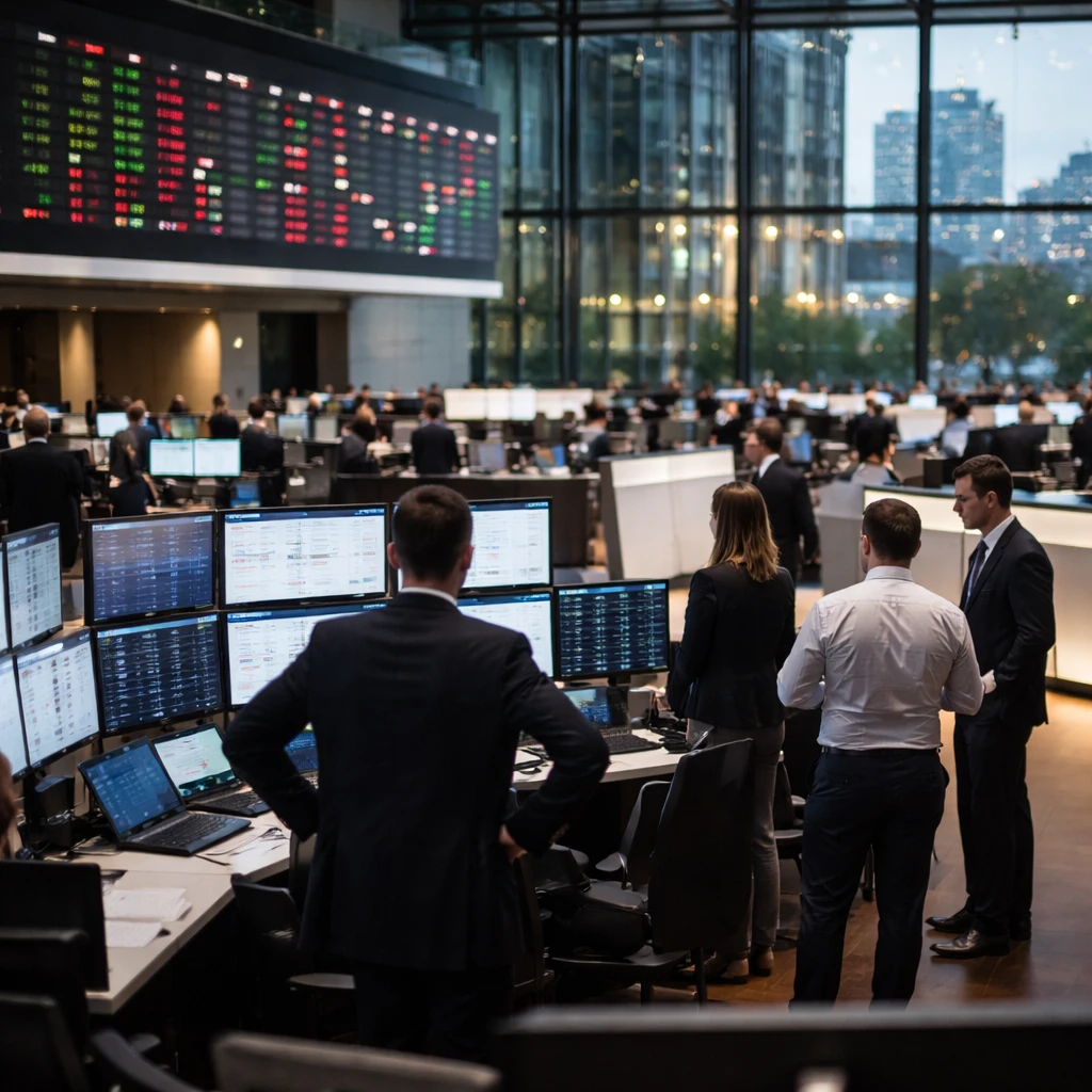 Frankfurt Stocks Slip as Construction, Telecoms and Industrials Weigh on DAX