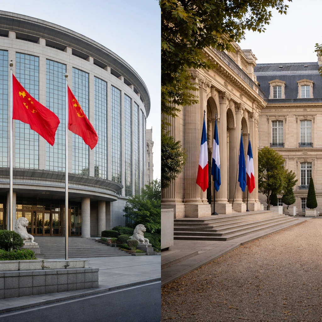 China’s Wang Yi Tells France China and EU Are Partners, Not Rivals