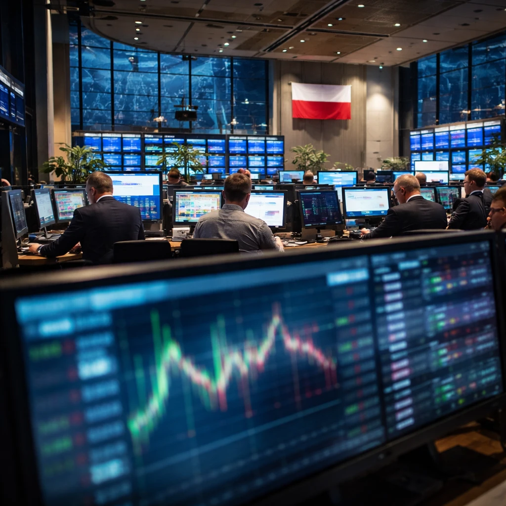 Warsaw stocks slide as WIG30 hits one-month low; energy and FX move higher
