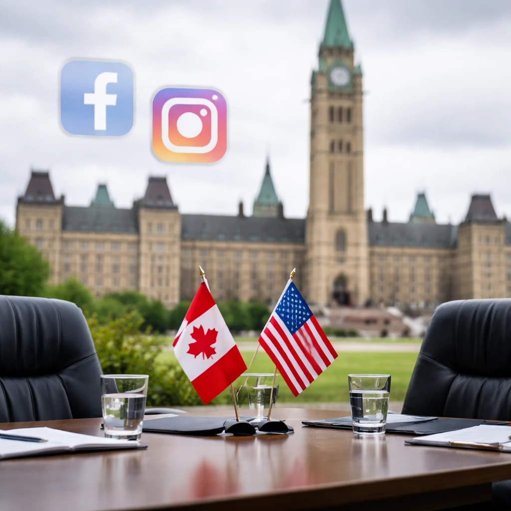 Ottawa opens talks with Meta to return news to Facebook and Instagram as US trade concerns rise