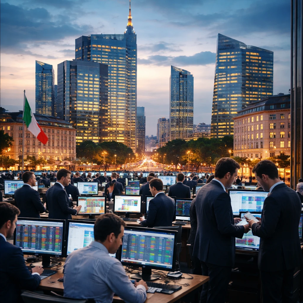 Milan Stocks Close Higher as Financials, Utilities and Energy Lead Gains