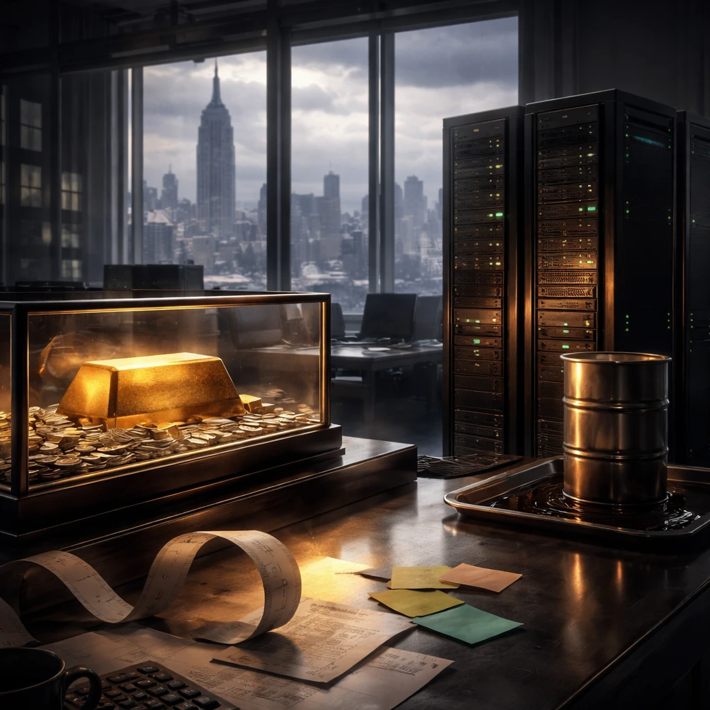 A Risk-On Close With a Nervous Undertow, Tech Bounces, Gold Roars, and the Dollar Story Gets Louder