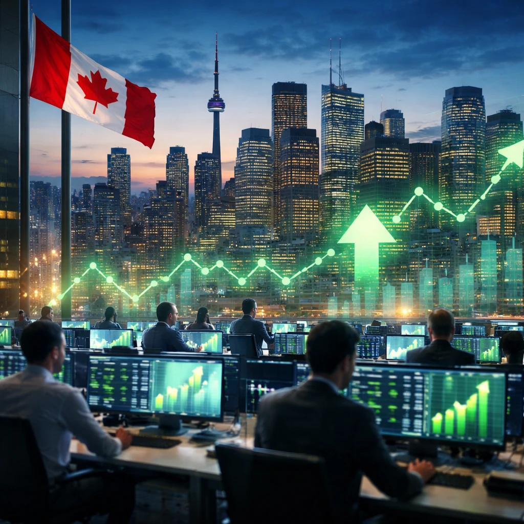 Canadian equities close higher as tech, financials and telecoms lead gains