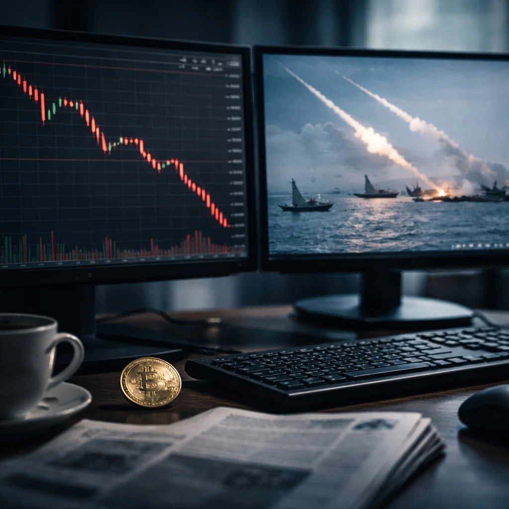 Bitcoin Falls Below $77,000 as Iran Strikes and ETF Outflows Weigh on Market
