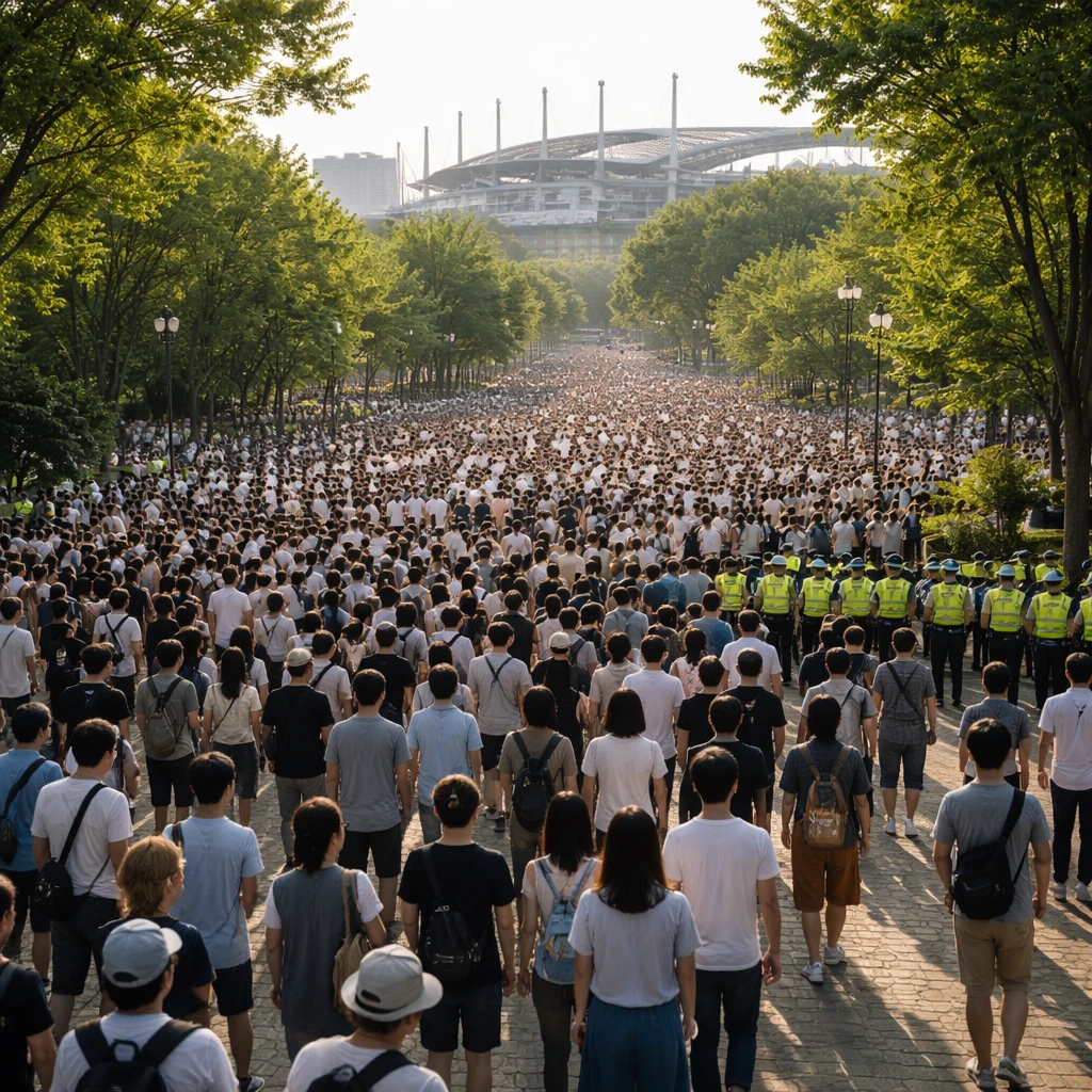 Mass Protests in Seoul Demand Rerun After Ballot Shortages Disrupt Local Vote