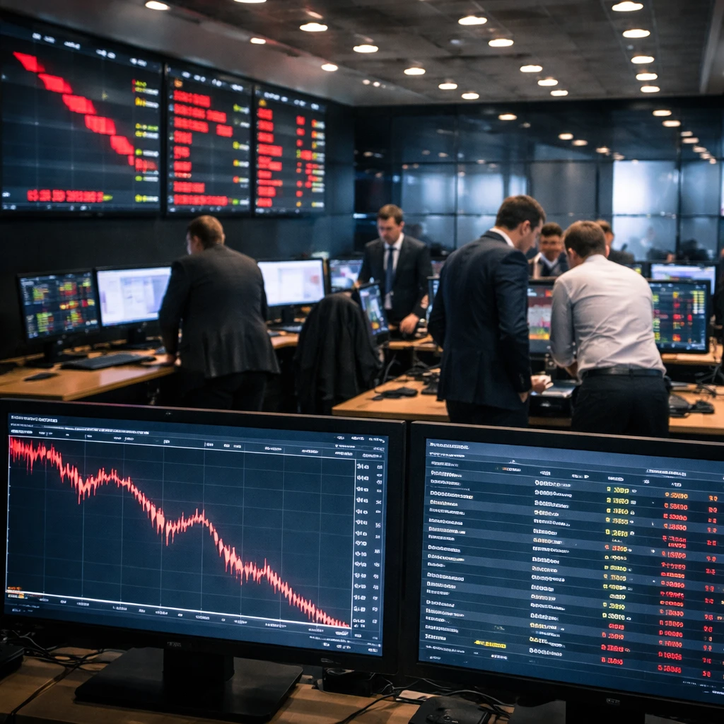 Warsaw benchmark falls as construction, materials and banks lead losses