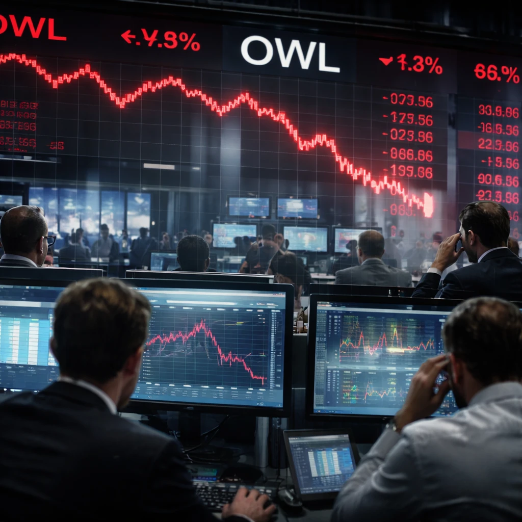 Blue Owl shares slide after two private-credit vehicles cap quarterly redemptions